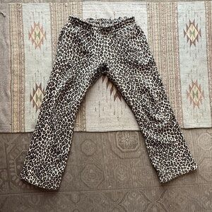 Akimbo 100% cotton Leopard sweatpants unisex S